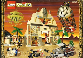 Set Lego Adventurers 5988 The Temple of Anubis
