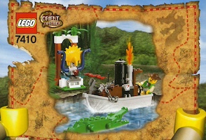 Set  Lego Adventurers 7410 Jungle River