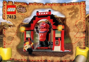 Set  Lego Adventurers 7413 Passage of Jun-Chi