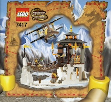 Set Lego Adventurers 7417 Temple of Mount Everest