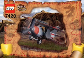 Set  Lego Adventurers 7420 Thunder Blazer