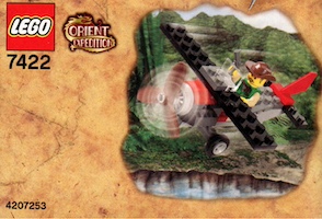 Set  Lego Adventurers 7422 Red Eagle