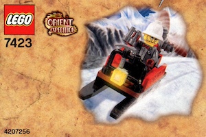 Set  Lego Adventurers 7423 Mountain Sleigh