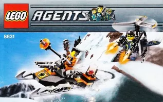 Set  LEGO Agents 8631 Jetpack Pursuit