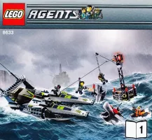 Set  LEGO Agents 8633 Speedboat Rescue