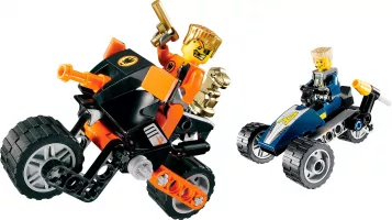 Set  LEGO Agents 8967 Gold Tooth's Getaway