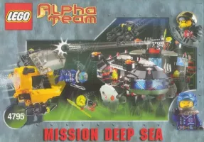 Set LEGO Alpha Team 4795 Ogel Underwater Base and AT Sub