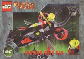 Set LEGO Alpha Team 4797 Ogel Mutant Killer Whale