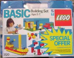 Set  LEGO Basic 1520 Basic Building Set with Storage Case