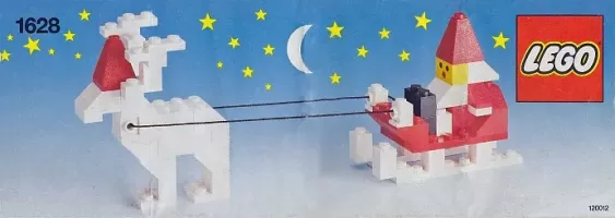 Set  LEGO Basic 1628 Santa with Reindeer and Sleigh