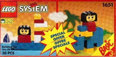 Set  LEGO Basic 1651 Basic Building Set Trial Size