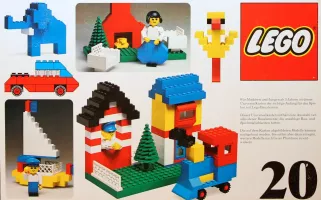 Set  LEGO Basic 20 Basic Building Set, 3+