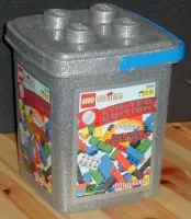 Set  LEGO Basic 3025 Limited Edition Silver Brick Bucket