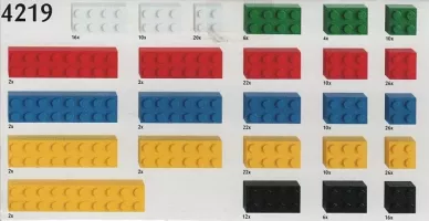 Set  LEGO Basic 4219 Basic Building Set, 3+