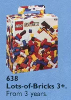 Set  LEGO Basic 638 Lots of Extra Basic Bricks, 3+