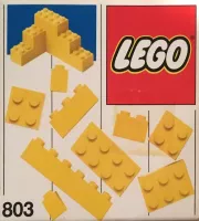 Set  LEGO Basic 803 Extra Bricks Yellow