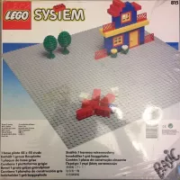 Set  LEGO Basic 815 Baseplate, Grey