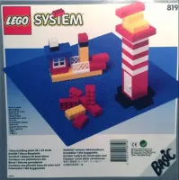 Set  LEGO Basic 819 Blue baseplate