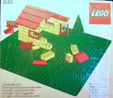Set  LEGO Basic 840 Baseplate, Green