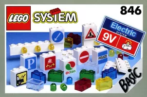Set  LEGO Basic 846 Lighting Set, 9V