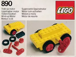 Set  LEGO Basic 890 Wind-Up Motor