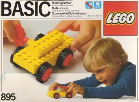 Set  LEGO Basic 895 Wind-Up Motor