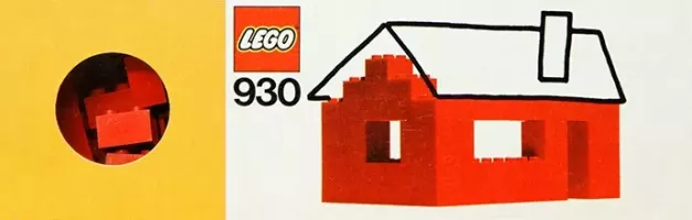 Set  LEGO Basic 930 Red Bricks