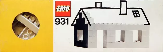 Set  LEGO Basic 931 White Bricks