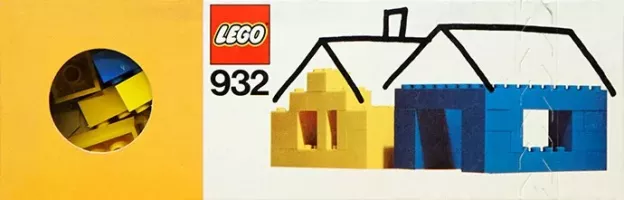 Set  LEGO Basic 932 Blue and Yellow Bricks