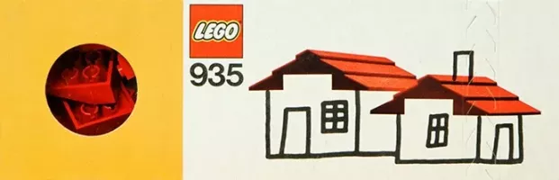 Set  LEGO Basic 935 Roof Bricks, 33°