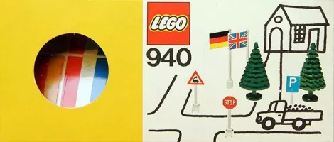 Set  LEGO Basic 940 Flags, Signs and Trees