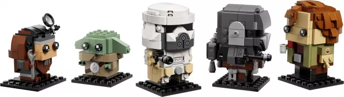 Set  LEGO BrickHeadz 40856 The Mandalorian and Grogu: Allies & Villains