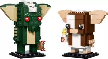 Set  LEGO BrickHeadz 40919 Figurines des Gremlins Gizmo et Stripe