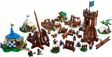 Set LEGO Bricklink 910045 Siege Encampment