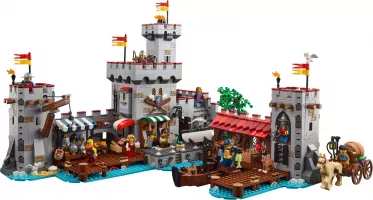 Set LEGO Bricklink 910047 Medieval Seaside Market