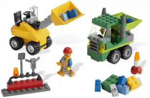 Set LEGO Bricks and More 5930 Road Construction Building Set