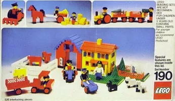 Set LEGO Building Set with People 190 Farm Set
