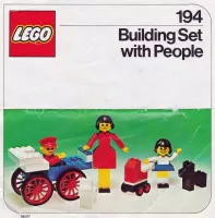 Set LEGO Building Set with People 194 Family