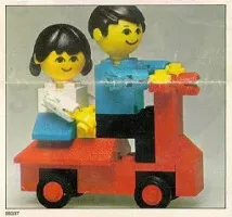 Set LEGO Building Set with People 199 Scooter