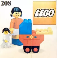 Set LEGO Building Set with People 208 Mother with baby