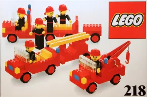 Set LEGO Building Set with People 218 Firemen