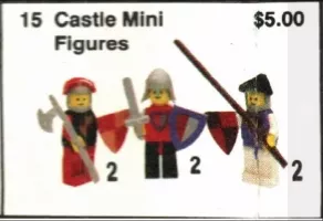 Set  LEGO Castle 15 Castle Minifigures