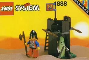 Set LEGO Castle 1888 Black Knights Guardshack