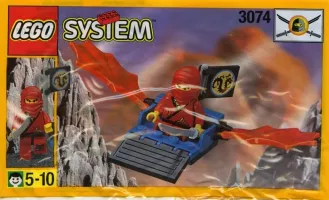 Set LEGO Castle 3074 Red Ninja's Dragon Glider