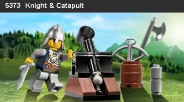 Set LEGO Castle 5373 Knight & Catapult
