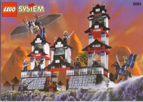 Set LEGO Castle 6093 Flying Ninja Fortress