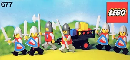 Set LEGO Castle 677 Knight's Procession