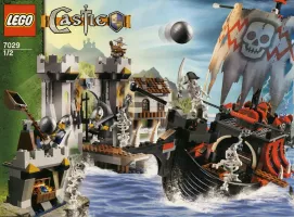 Set LEGO Castle 7029 Skeleton Ship Attack