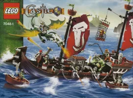 Set LEGO Castle 7048 Troll Warship