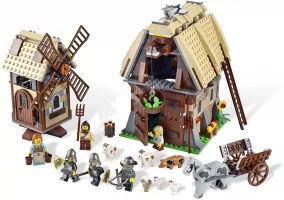Set LEGO Castle 7189 Mill Village Raid